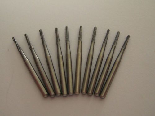 701 L FG CARBIDE  BURS package of 10 NEW...........