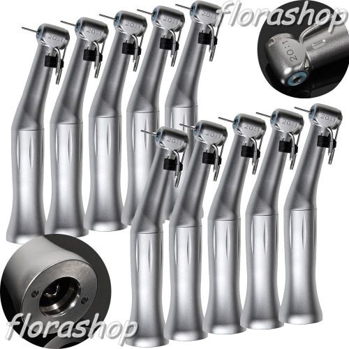 10x NSK Type Dental Implant Handpieces Surgery Contra Angle Reduction 20:1 US