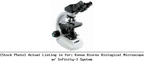 Konus biorex biological microscope w/ infinity-3 system: 5607 for sale