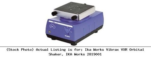 Ika works vibrax vxr orbital shaker, ika works 2819001 laboratory apparatus for sale