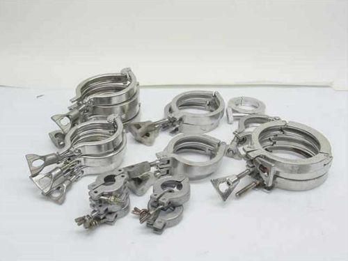 Balzers ISA Clamps  Lot of 21 ISA Clamps Mixed Sizes
