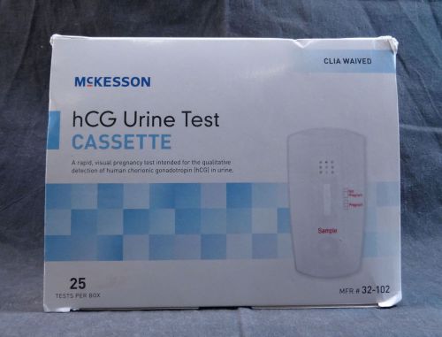 McKesson 32-102 hCG Urine Pregnancy Test Cassette (25 Pack) Exp. 03/2015