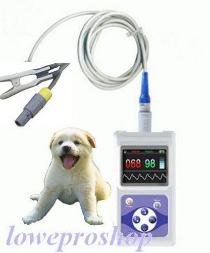 New cms_60d spo2 monitor&amp; pulse oximeter with vet probe veterinary contec(new) for sale