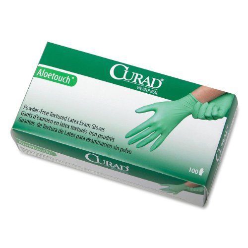 Curad Aloetouch Examination Gloves - X-small Size - Textured, (cur8153)