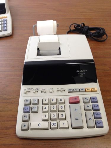 SHARP EL-1197Pii Printing Calculator- 12 Digit, 2 Color
