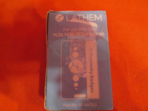 Lathem Time RFBADGE Proximity Badges For PC50 Time Clock - 13 of 15 EE06972 Very