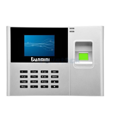 Biometric fingerprint voice time attendance time clock time recorder us standard for sale