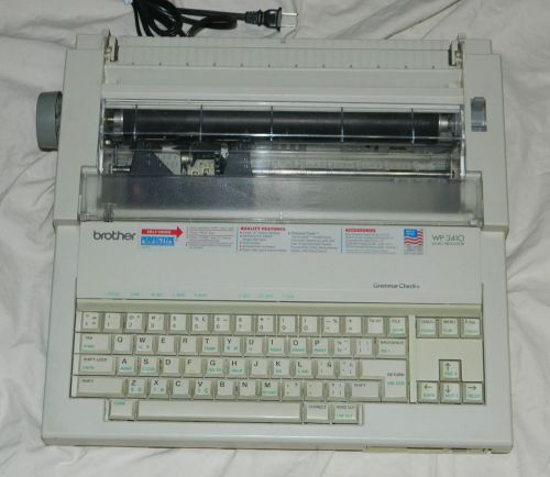 BROTHER Brand Electronic Typewriter &amp; Word Processor # WP-3410