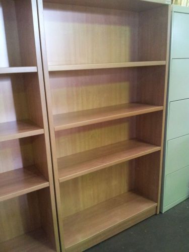 Bookcase maple wood adjustabel shelves for sale