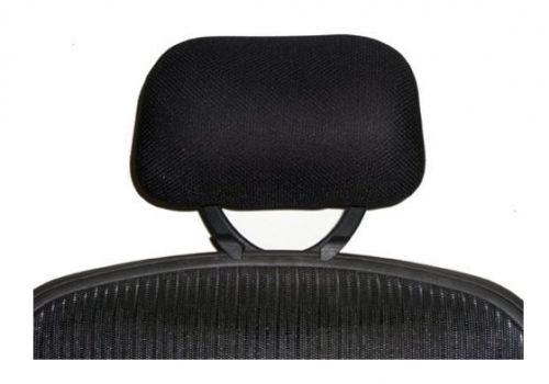 Black Headrest for Herman Miller Aeron Chair - Engineered Now ENjoy HR-01