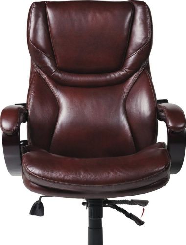 Executive Chair Bonded Leather Big &amp; Tall , Brown leather