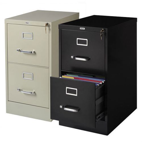 Black 2 drawer file cabinet heavy duty perfect for personal use free shipping! for sale