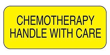 Chemotherapy Handle with Care Label