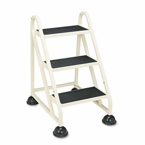 Cramer Stop-Step Three-Step Aluminum Ladder, Beige (CRA103019)