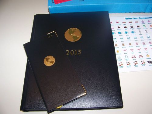 2015 AMERICAN EXPRESS APPOINTMENT BOOK&amp;PLANNER-NO INTIALS-GREAT GIFT-FREE BONUS!