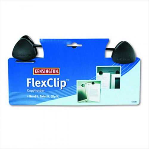 Kensington FlexClip Gooseneck Monitor Mount Flexible Plastic Copyholder Black