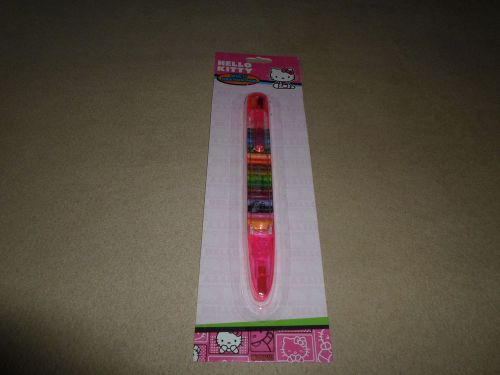 Sanrio Hello Kitty Multi-Crayon Pen, Includes 20 Different Colors~NEW IN PACKAGE
