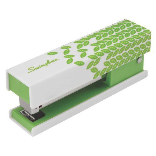 Swingline fashion stapler, leaf pattern, green (s7087824) new for sale