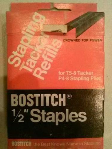 2 BOSTICH 1/2&#034; Tracker Refills For T5-8 Trackers &amp; P4-8 Stapling Plier