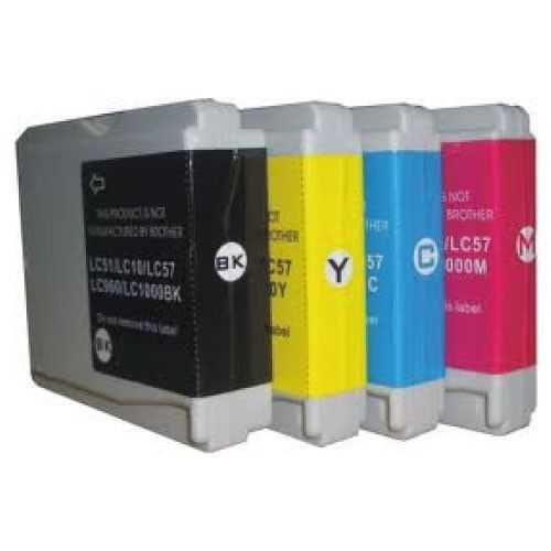 4 x Brother LC37 LC-57 Cleaning Unclog Ink for MFC 240C 440CN 3360C 5860CN 665CW