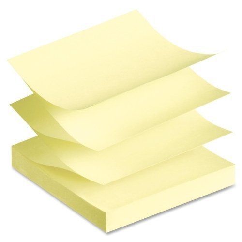 Avery Sticky Note Pad - Fanfold, Removable, Pop-up - 3&#034; X 3&#034; - Yellow (ave22725)