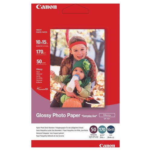 Canon glossy paper 4 x 6 50 sheets for sale
