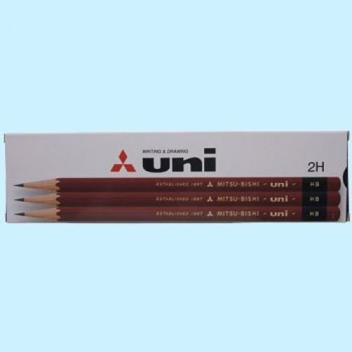 Mitsubishi Uni Wooden Pencil K 2H HB