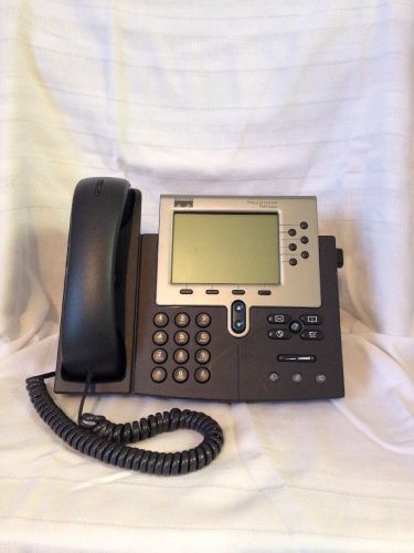 CISCO 7960 SERIES IP PHONE OFFICE/BUSINESS PHONE WITH HANDSET