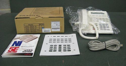 Fujitsu SRS-9924-C Telephone w/Manual &amp; Ethernet Cable