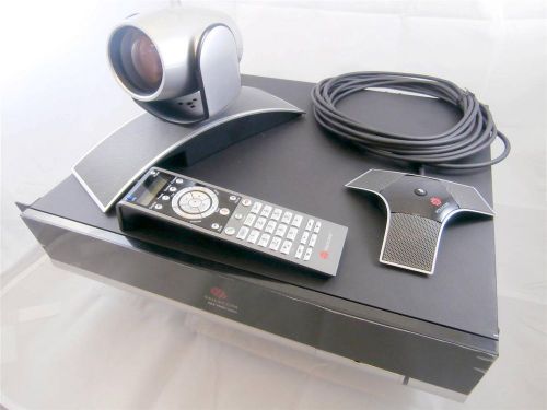 Polycom HDX-9004 Video Conferencing System + MPTZ-6 Camera Mic Remote  #21041
