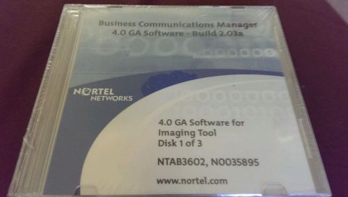 Business communication manager 4.0 GA software - build 2.03a