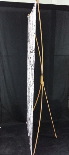 Eco-Friendly Bamboo X banner stand