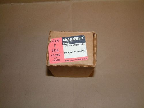 McKinney 4 1/2&#034; X 4&#034; Hinges Finish is 26D