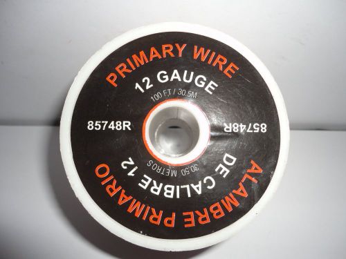 Primary 12 gauge WIRE NEW Spool 100 feet