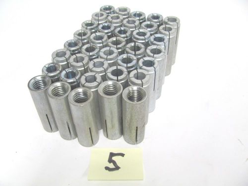 Pack of 38 Drop-In Anchors  RL-58 Non Flange Zinc Plated Steel 5/8-11 FREE SHIP