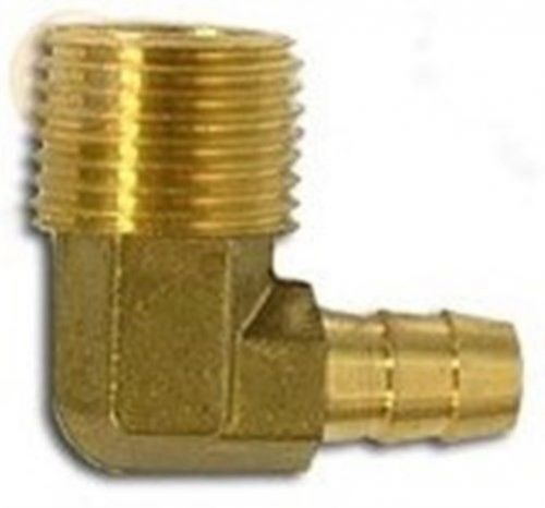3/4&#034; x 3/4&#034; pex elbow male - pex x mip - brass crimp fitting - lead free for sale