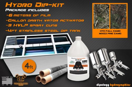True timber hydrographics stainless steel dip tank kit transfer printing film for sale