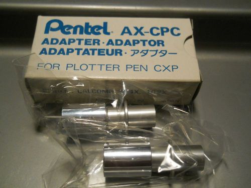 Pentel AX-CPC Adapter for Plotter pen CXP Calcomp 2/pack NEW