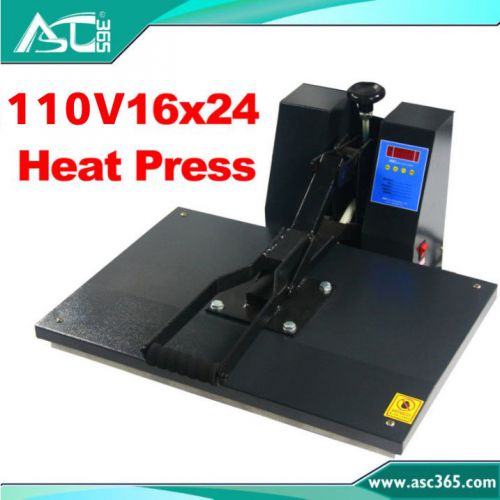 110V 16x24 Digital ASC365 Heat Press Sublimation Transfer Machine Print