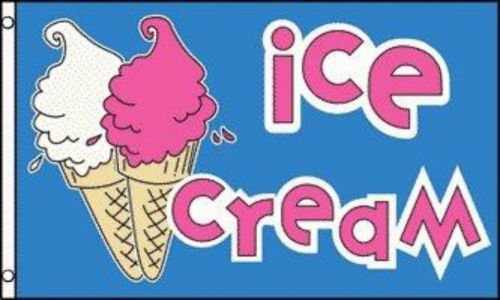 Ice Cream 3x5&#039; Banners (2-flags) Combo deal