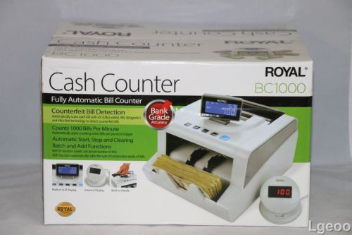 New Royal Consumer BC1000 Cash / Bill Counter