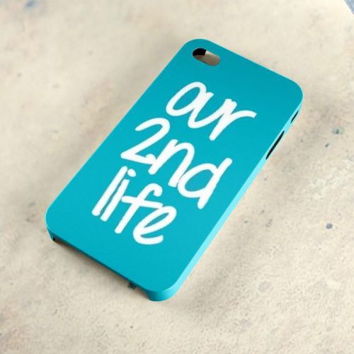 Our Second Life O2L Blue Quote Logo Case A99 iPhone Samsung Galaxy