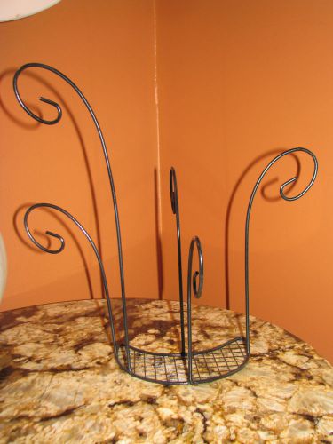 Metal Black Jewelry Stand with Moon Base, 14&#034; h x 14&#034; wide x 7&#034; base