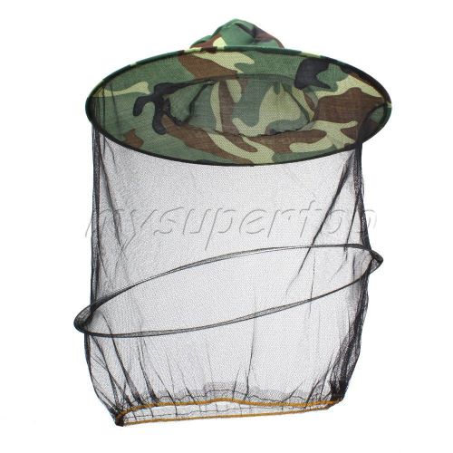 Nylon camouflage jungle mesh face mask bee cap fishermen hunters for sale