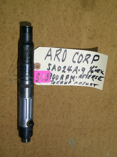 ARO CORP  INLINE PNEUMATIC NUTRUNNER -900 RPM REVERSE, TORQ ADJ. USED