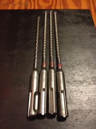 Hilti sds max hammer drill bit lot (3) 3/16 --  (1) 5/32 never used for sale