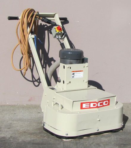 Edco Dual Disc Concrete Grinder 1.5 hp Baldor electric motor
