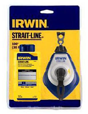 Irwin 100&#039; 4OZ Blue Chalk Pro Reel, 3.5:1 Gear Ratio