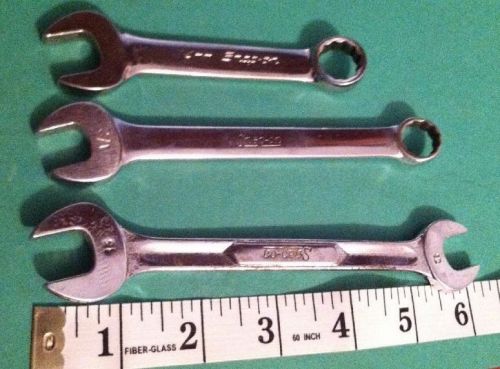 3 SNAP On TOOLS Wrenches