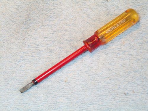 Insulated screw driver Tool standard slotted screws
